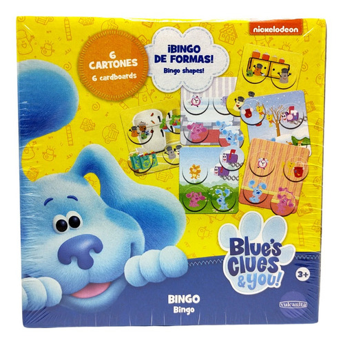 Bingo De Formas Juego de mesa las pistas de Blue loteria Blue Clues And You	