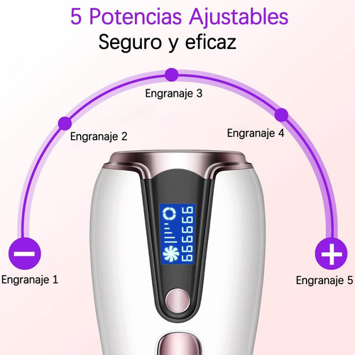 Imagen 3 de 10 de Depiladora Permanente Láser 999,999 Flashes Facial Y Corpora