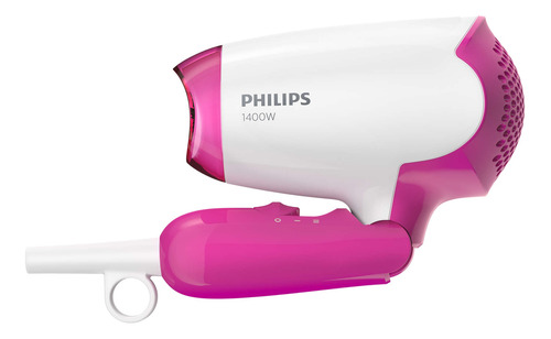 Imagen 3 de 7 de Secador de pelo Philips DryCare Essential BHD003/00 blanco y rosa 220V - 240V