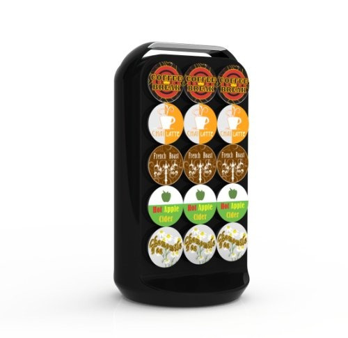 Mind Reader Crs02-blk Apollo Spinning Coffee Pod Carousel,