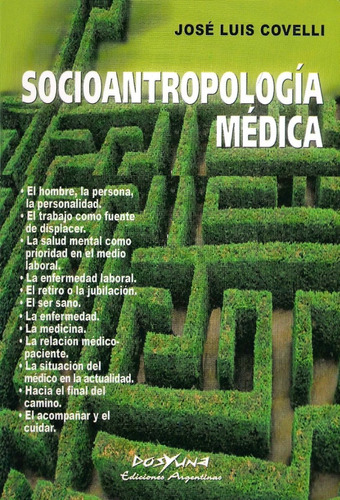 Socioantropologia Medica - Covelli, Jose L - Nuevo 