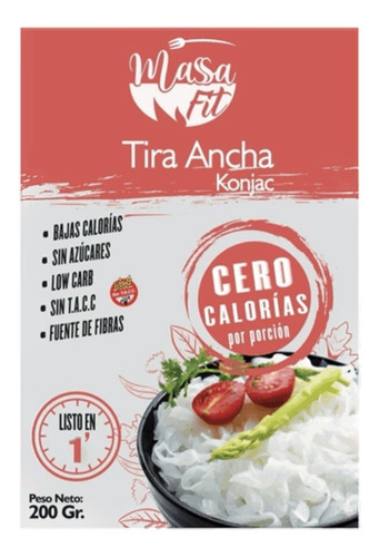 Pasta De Konjac Tira Ancha Massa Fit 200g Keto Importado 