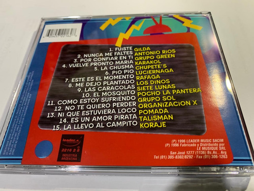 Todo Ritmo A.rios Gilda Ráfaga Siete Lunas Y Otros Cd Nuevo Estándar