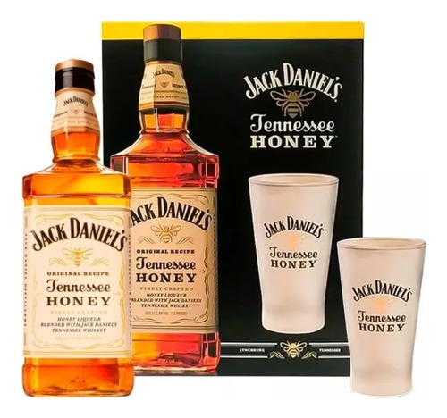 Pack Whiskey Jack Daniel´s Honey 750cc + Vaso