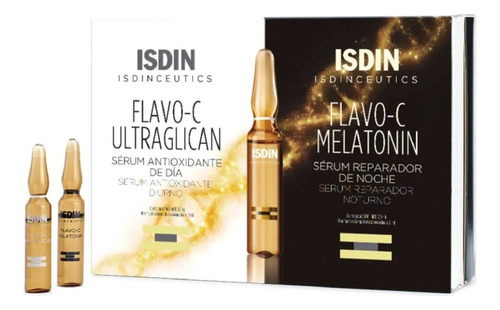 Isdinceutics Day&night Serum Flavo-c Ultraglican & Melatonin