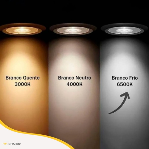 Kit 10 Lampadas Led Bulbo E27 6500k Bivolt Escritorio Casa