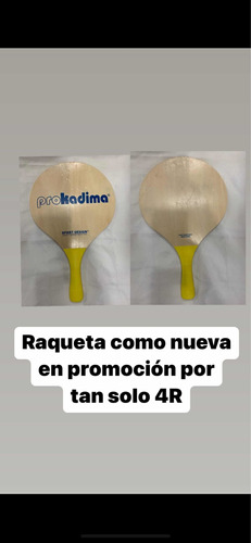 Raqueta Pin Pon De Semi Profesional Como Nueva