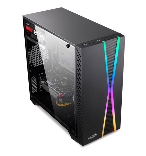 Imagen 2 de 6 de Gabinete Sentey X10 Gaming Rgb Acrilic Ventana Usb 3.0 !!