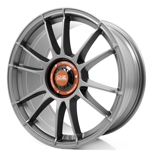 Rodas 19 Oz Ultraleggera 5x112 Golf Gti Fusca Passat A3 A4 Cor Cinza-escuro