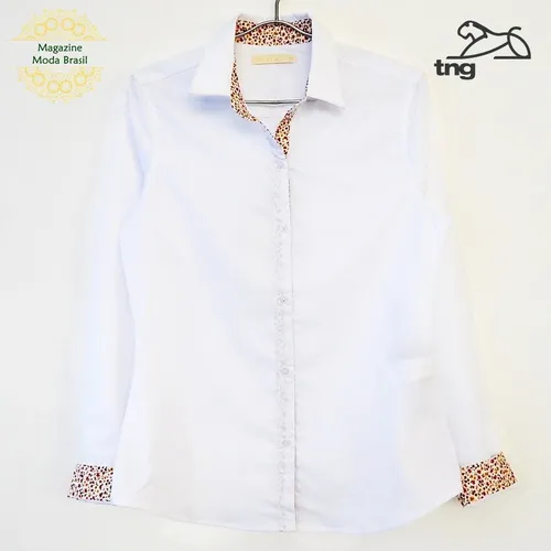 Camisa Feminina Tng Social Branca Parcelamento sem juros