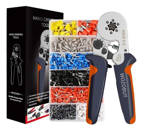 Crimping Kit With Pliers Hsc8 6-6 0.25-6mm And Terminals