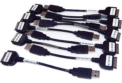 Lot-10 4-in iPhone 4 30-pin Usb Sync Cable Cbl110-l10 Le Cck