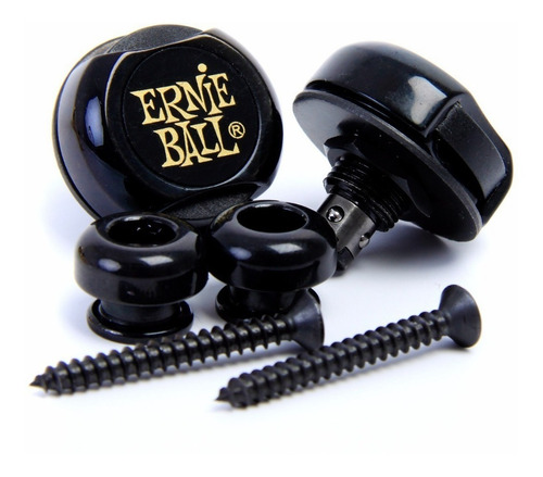 Ernie Ball 4601 Strap Lock Traba Correa Negro - Oddity