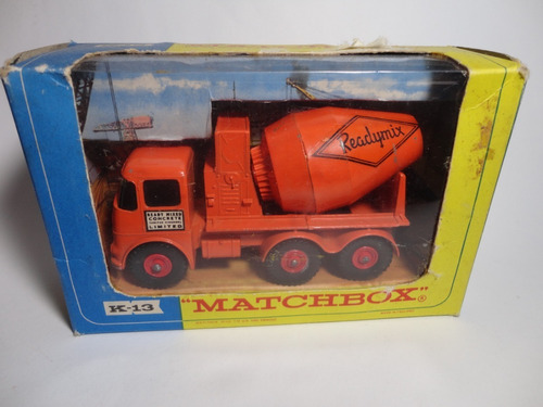 Matchbox Lesney England K13.-ready-mix Concrete Truck 