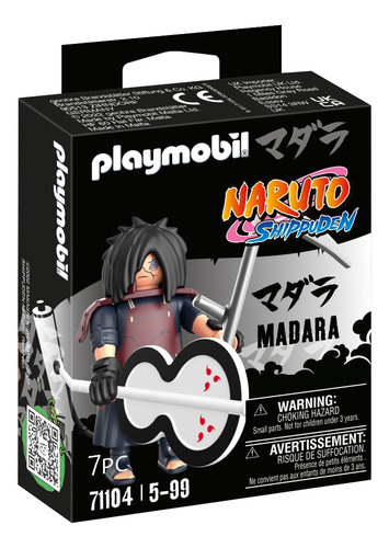 Playmobil Naruto  Madara 71104 Cantidad De Piezas 7