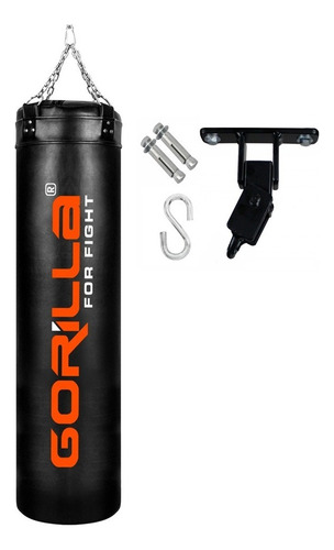 Kit de sacos de boxeo de 160 cm y soporte de techo articulado, color negro