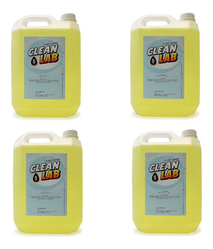 Cloro Liquido Puro Para Piletas X 5 Lts. Fabrica Pack X 4 Un