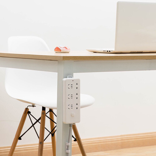 Soporte Adhesivo Power Strip: Pared O Escritorio Sin Perfora