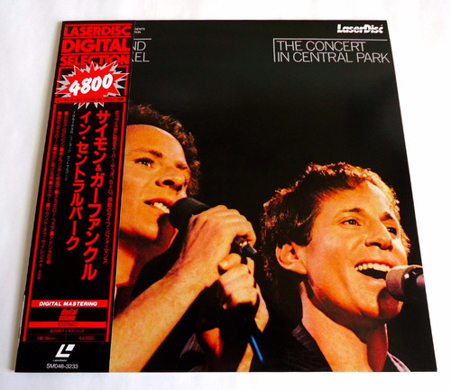 Laserdisc Simon & Garfunkel The Concert In Central Park +obi