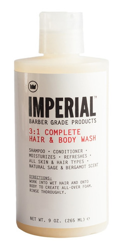 Imagen 1 de 1 de Shampoo 3 En 1 Imperial - Aroma Bergamota - Envio Gratis