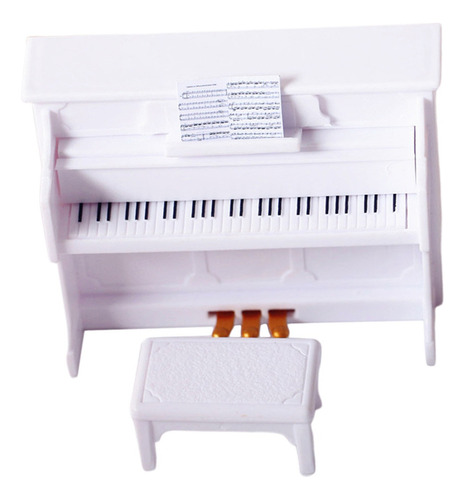 Casa De Vívida Piano En Miniatura Con Silla Modelo De