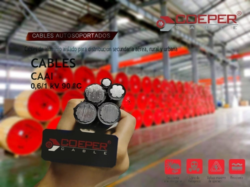 Cable Autoportante Caai 3x35+16+na25mm - Coeper Cable