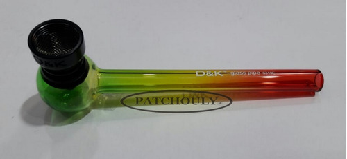 Imagen 5 de 7 de Pipa Pyrex Borosilicato Metal Filtro 12cm D&k Dengke Rasta