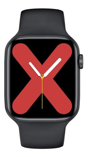 Imagem 3 de 4 de Relógio Smartwatch Iwo W46 Caixa De 44 Mm E Pulseira Preta