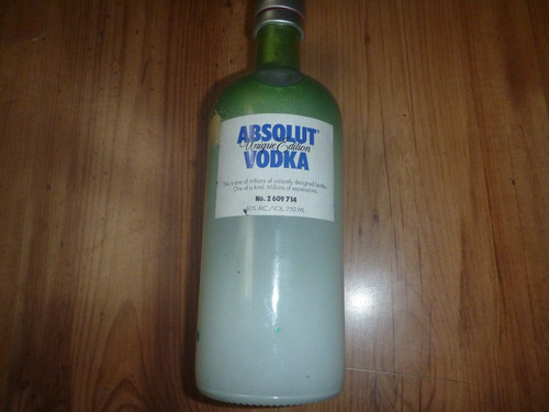 Botella Vacia Vodka Absolut Edicion Limitada Unica Seriada