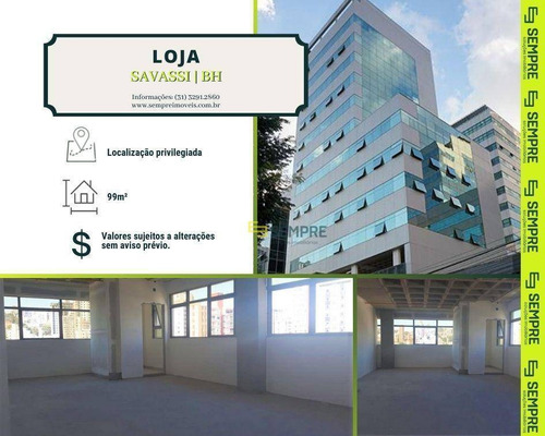 Imagem 1 de 19 de Sala Para Alugar, 99 M² - Savassi - Belo Horizonte/mg - Sa0070