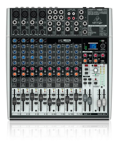 Imagem 2 de 5 de Mesa De Som Behringer Xenyx X1622usb 12 Canais