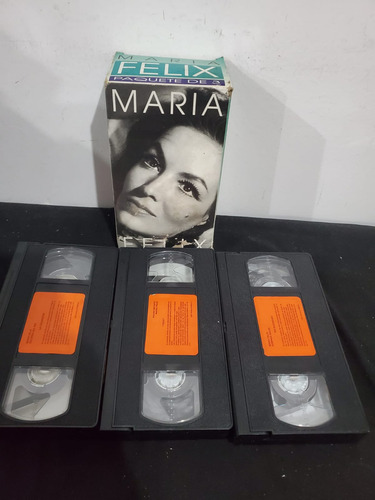 Vhs Maria Felix 3 Peliculas (Usado)