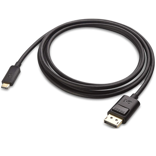 Cabo Adaptador De Vídeo - Usb-c  Displayport 1,8m - Cable Matters 201036-blk-1.8m (preto, 4k@60hz, Thunderbolt 3)