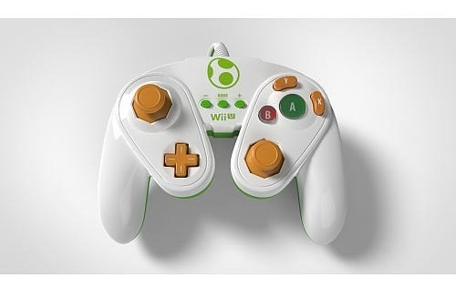 Wired Controller Pad Lucha Para Nintendo Wii U - Yoshi