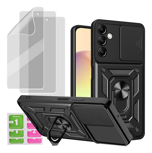 Funda Para Samsung Galaxy A55/a56 5g Con Uso Rudo + 3 Micas Hidrogel