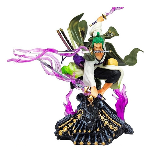 Figura De Anime One Piece Three-knife Fighting Skill Roof