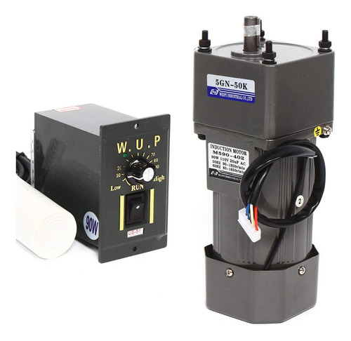 Motorreductor De Alto Par De 110 V Y 90w Ca,motor Monofásico