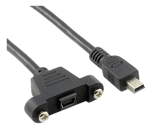 Cable Adaptador Usb 2.0 Mini Macho A Hembra 5 Pin 50 Cm