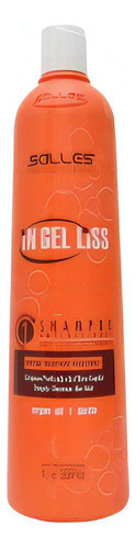  Salles In Gel Liss Shampoo Profissional 1 Litro Anti Resíduo