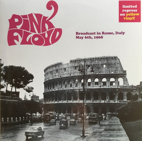 Pink Floyd - Lp Broadcast In Rome Live 1968 - Vinil Amarelo