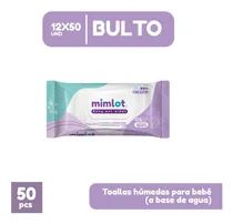 Comprar Toallitas Humedas Bebe A Base De Agua Mimlot X 50 Pcs -bulto