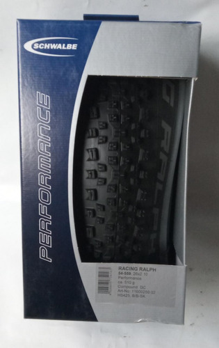 Llanta Bicicleta Schwalbe Racing Ralph 26*2.10 Performance
