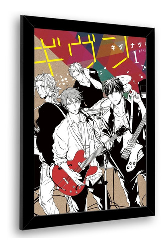 Quadro Decorativo Given Anime Poster Com Moldura 23x33cm