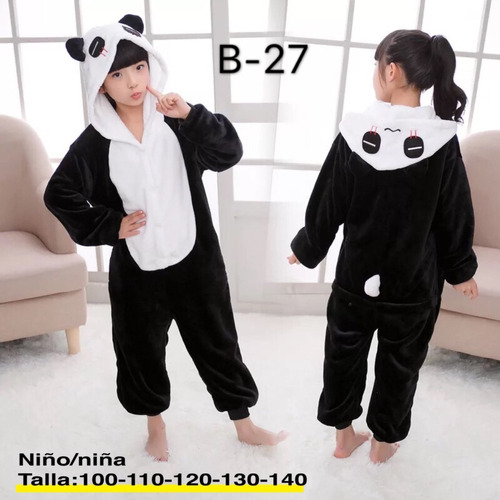 Pijama Disfraz Para Niños Y Niñas Oso Panda B-27