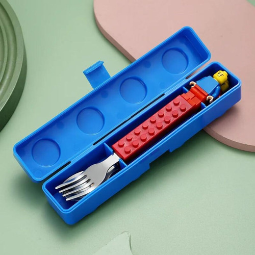 Set De Cubiertos Para Niños Cubiertos Portatiles Acero