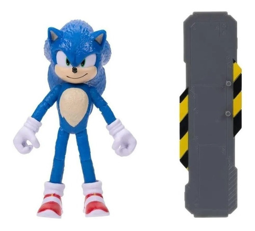 Sonic Con Tabla De Snowboarder Figura 5617