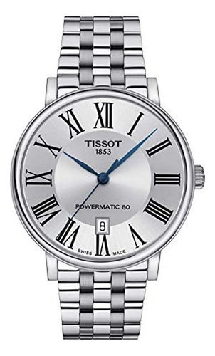 Tissot Para Hombre Carson Auto Reloj De Vestir De Acero Inox