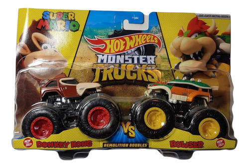 Hotwheels Monster Trucks Donkey Kong Vs Bowser