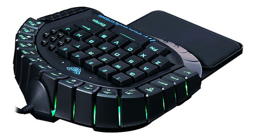 Aula Control Mecánico De Teclado 60 Teclas De Una Sola Mano
