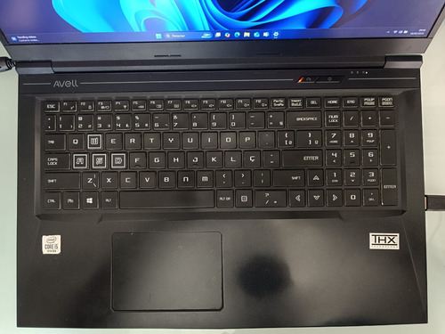 Notebook Avell C62 Liv Gtx1650 I5-10300h 16gb *defeito Preto (Usado)